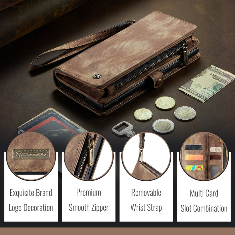 For iPhone 16 Pro CaseMe 008 Detachable Multifunctional Leather Phone Case(Brown)