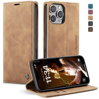 For iPhone 16 Pro Max CaseMe 013 Multifunctional Horizontal Flip Leather Phone Case(Brown)