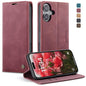 For iPhone 16 Plus CaseMe 013 Multifunctional Horizontal Flip Leather Phone Case(Red)