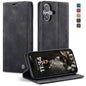 For iPhone 16 CaseMe 013 Multifunctional Horizontal Flip Leather Phone Case(Black)
