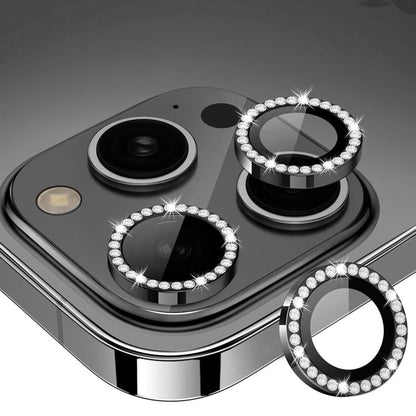 Pour iPhone 16 Pro / 16 Pro Max ENKAY AR Anti-reflet Verre de Protection d'Objectif d'Appareil Photo en Forme de Bague Individuelle (Noir)
