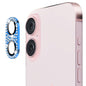 For iPhone 16 / 16 Plus ENKAY Hat-Prince Blink Diamond Camera Lens Aluminium Alloy Tempered Glass Film(Navy Blue)