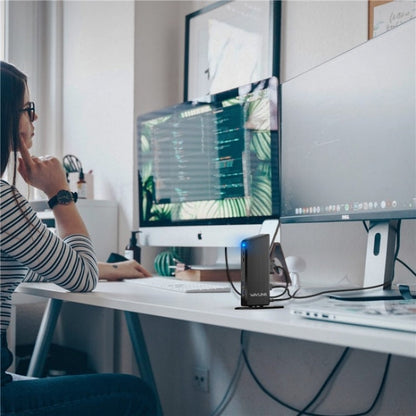 WAVLINK UG39PD1 13 in 1 Type-C Triple Monitors 4K HD Docking Station, Plug:UK Plug