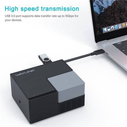 WAVLINK UG76PD2 3.5mm Audio, Gigabit Network Port Dual HD Universal Docking Station(UK Plug)