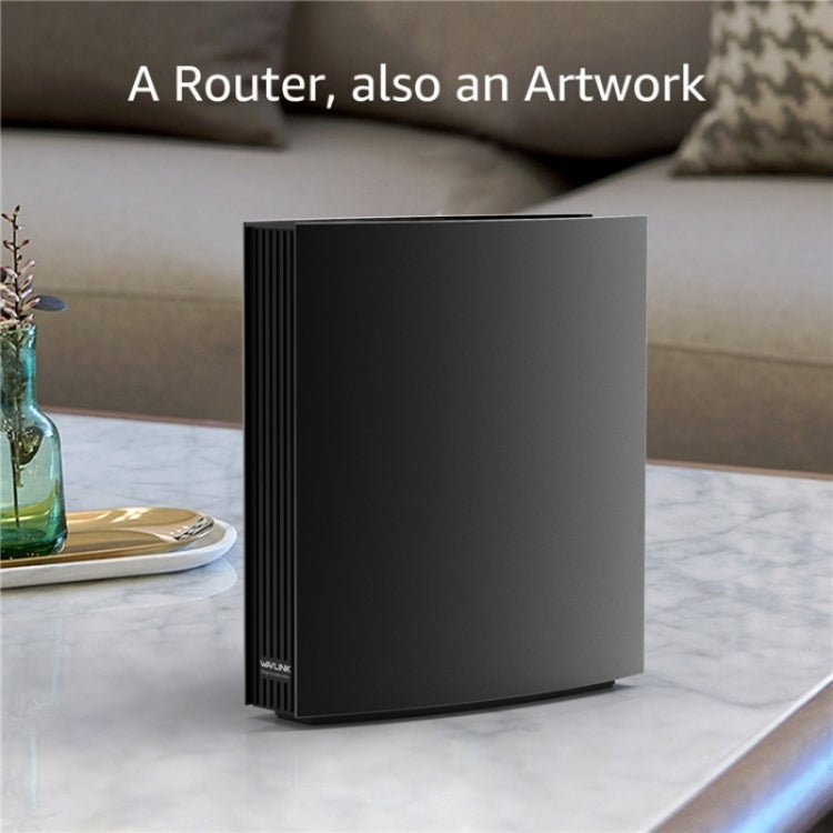 WAVLINK WN538A8 With LCD Screen AC3200 Home Dual Band Gigabit Smart WiFi Router, Plug:UK Plug