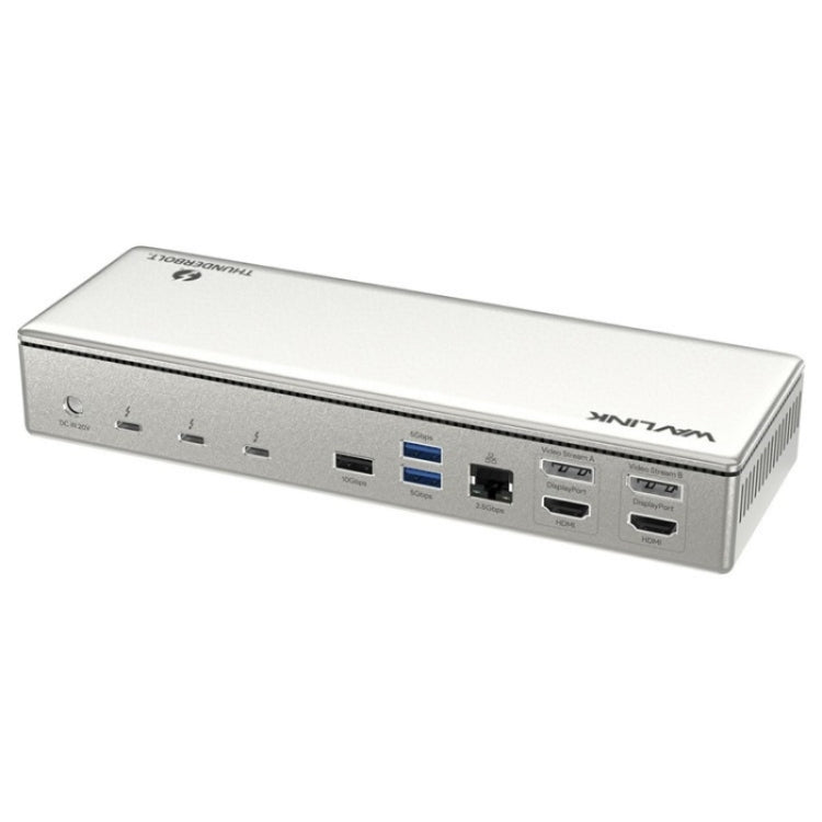 WAVLINK UTD41 PRO RJ45 / Audio / SD Card Reader 15-in-1 Thunderbolt 4 Docking Station, Plug:AU Plug