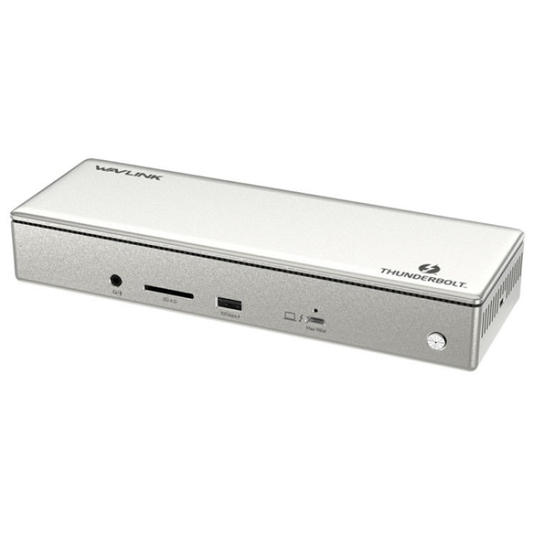 WAVLINK UTD41 PRO RJ45 / Audio / SD Card Reader 15-in-1 Thunderbolt 4 Docking Station, Plug:UK Plug