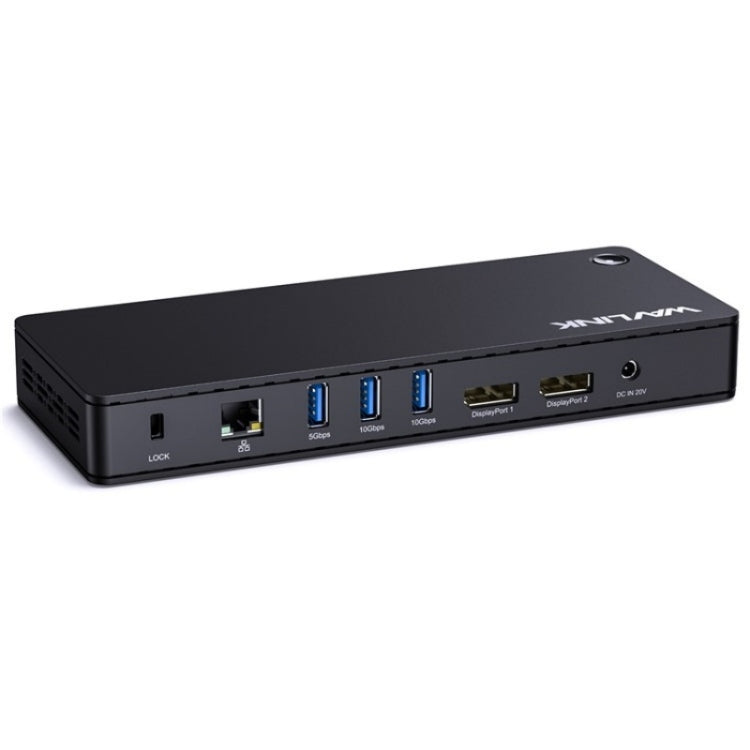WAVLINK UTD22 Support 96W Laptop Charging USB4 Docking Station Dual Monitor USB-C Hub(US Plug)