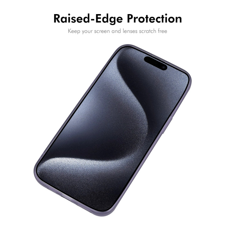 For iPhone 14 Pro ENKAY Hat-Prince Translucent Matte TPU Phone Case with Lens Film(White)