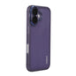 For iPhone 16 Plus ENKAY Hat-Prince Translucent Matte TPU Phone Case with Lens Film(Purple)