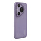 Pour Huawei Pura 70 ENKAY Hat-Prince Coque de téléphone en TPU mat translucide avec film de protection d'objectif (Violet)