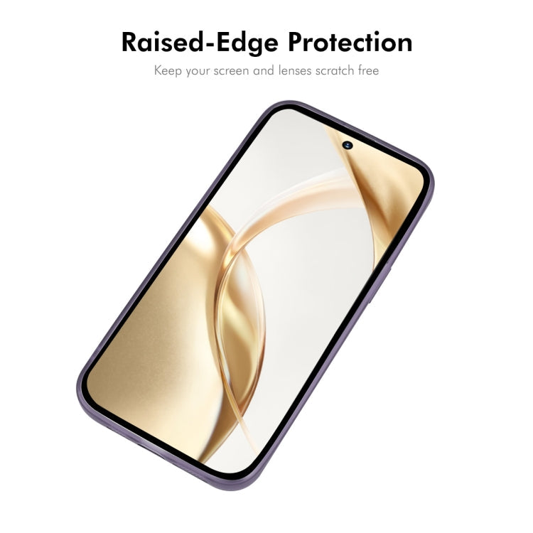 For Honor 200 ENKAY Hat-Prince Translucent Matte TPU Phone Case with Lens Film(Blue)