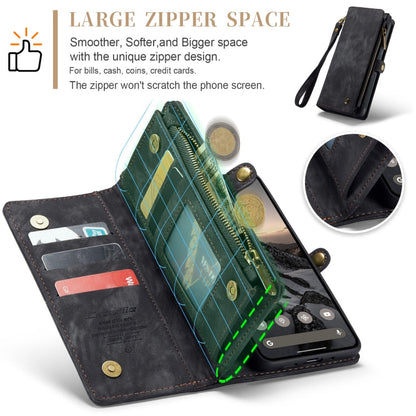 For Google Pixel 9 / 9 Pro CaseMe 008 Detachable Multifunctional Leather Phone Case(Black)