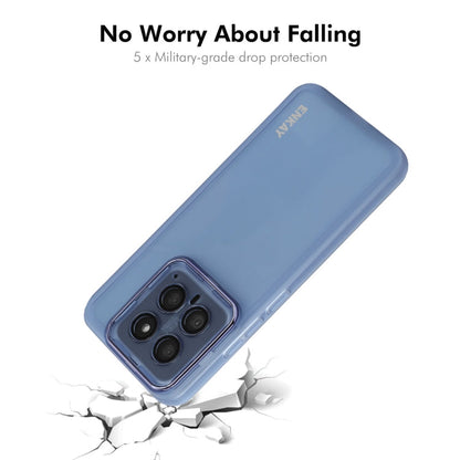 For Xiaomi 14 ENKAY Hat-Prince Translucent Matte TPU Phone Case with Lens Film(Purple)