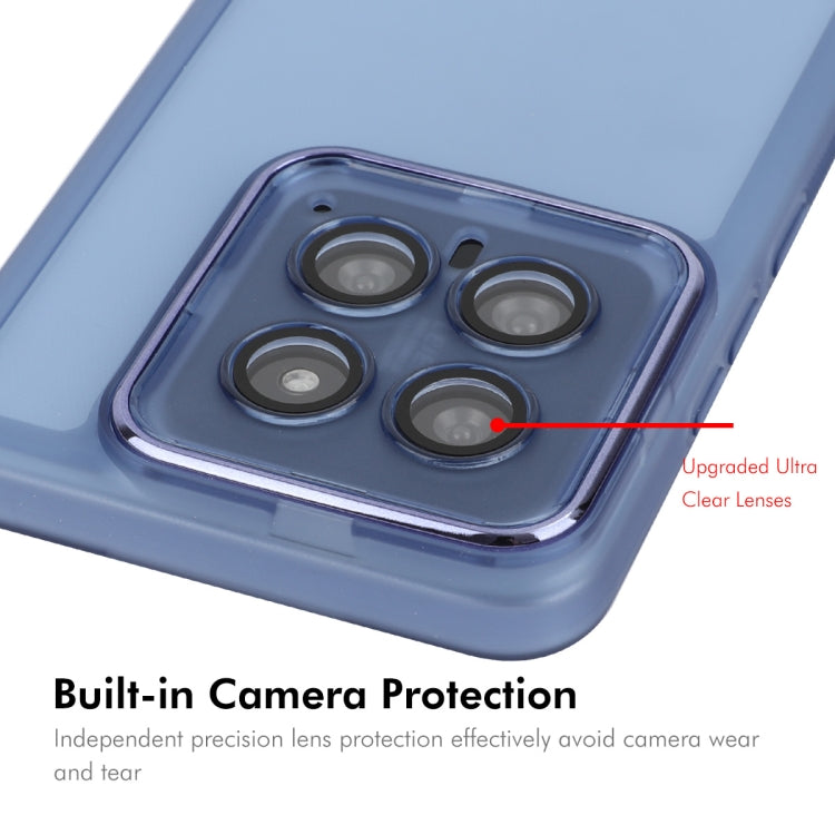 For Xiaomi 14 Pro ENKAY Hat-Prince Translucent Matte TPU Phone Case with Lens Film(White)