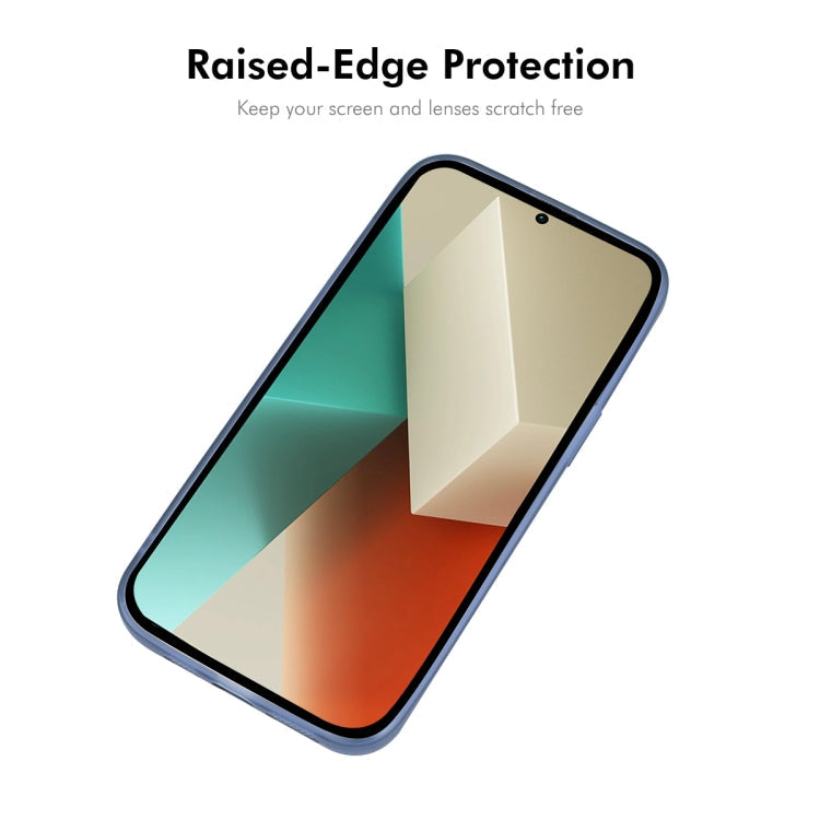 For Redmi Note 13R Pro ENKAY Hat-Prince Translucent Matte TPU Phone Case with Lens Film(Purple)
