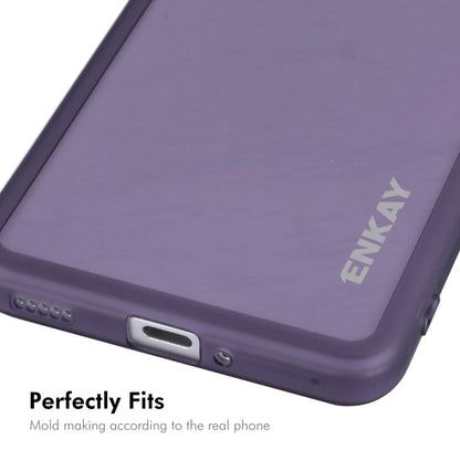 For Redmi K70E ENKAY Hat-Prince Translucent Matte TPU Phone Case with Lens Film(Blue)