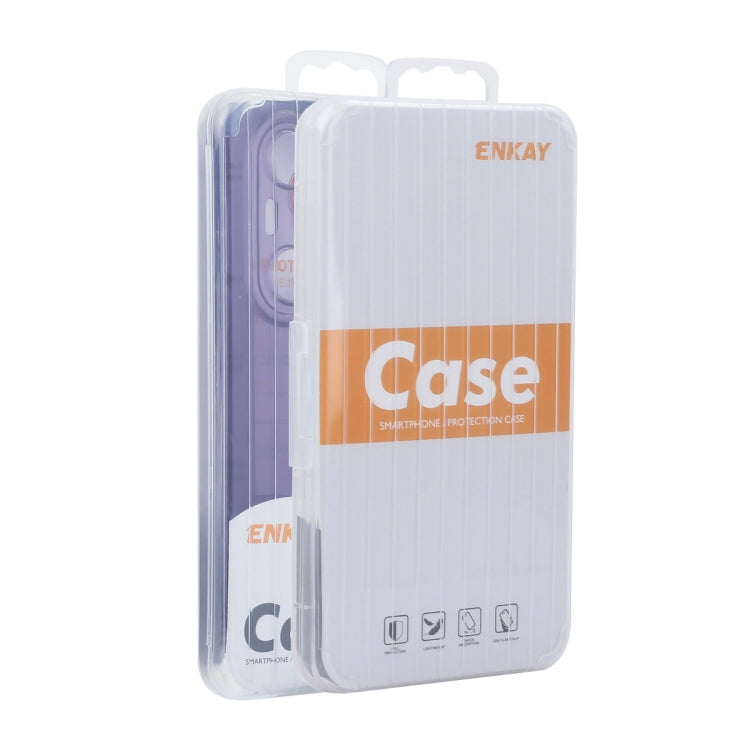 For Redmi K70E ENKAY Hat-Prince Translucent Matte TPU Shockproof Phone Case(White)