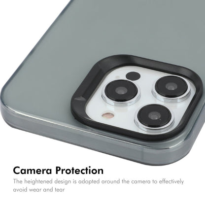 Pour iPhone 15 Pro, coque de téléphone en TPU mat translucide ENKAY Hat-Prince + film de protection 9H à bords incurvés (blanc)