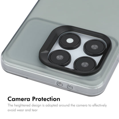 For Redmi K70E ENKAY Hat-Prince Translucent Matte TPU Soft Phone Case + 9H Big Arc Edge Film(White)