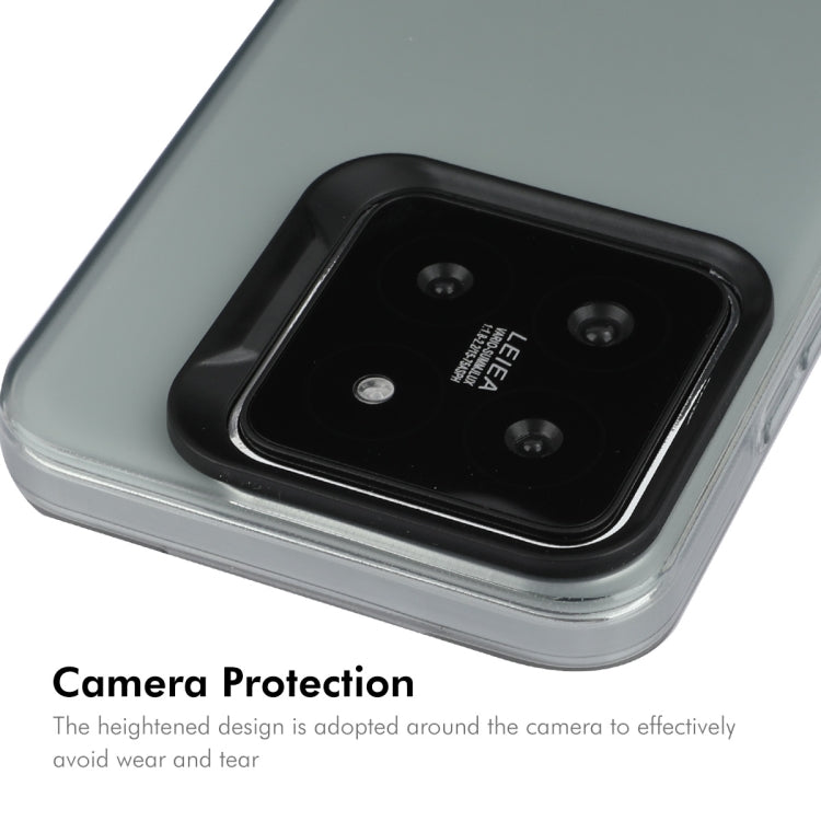For Xiaomi 14 Pro ENKAY Hat-Prince Translucent Matte TPU Phone Case + 3D Hot Bending Film(White)