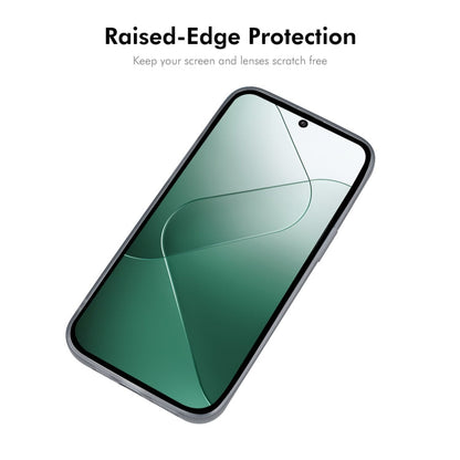 For Xiaomi 14 Pro ENKAY Hat-Prince Translucent Matte TPU Phone Case + 3D Hot Bending Film(Grey)