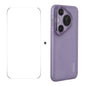 Pour Huawei Pura 70 Coque de téléphone en TPU mat translucide ENKAY Hat-Prince avec film de protection d'objectif + film de protection d'écran 9H à bords arrondis (Violet)