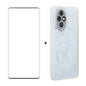 Coque de téléphone ENKAY Hat-Prince translucide mate en TPU avec film d'objectif + film de protection 3D (blanc) pour Honor 200