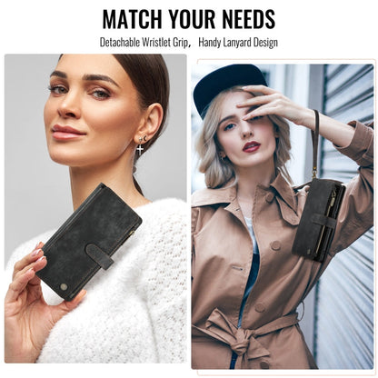 For Google Pixel 10 / 10 Pro / 9 CaseMe C30 Card Slots Zipper Wallet Leather Phone Case(Black)