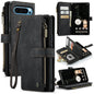 For Google Pixel 9 Pro XL / 10 Pro XL CaseMe C30 Card Slots Zipper Wallet Leather Phone Case(Black)