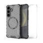 For Samsung Galaxy S23+ 5G ENKAY Hat-Prince Honeycomb MagSafe Shockproof Phone Case with 0.18mm Film(Grey)