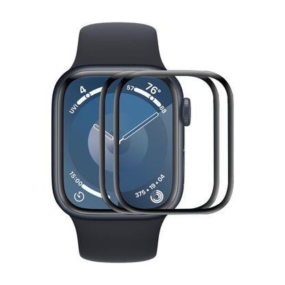 For Apple Watch Series 11 / 10 42mm 2pcs ENKAY 3D Full Coverage Soft PC Edge PMMA HD Screen Film