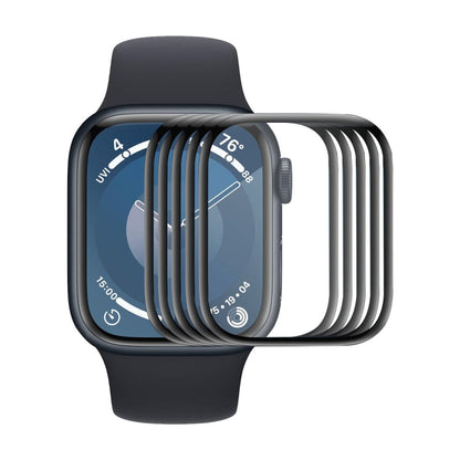 For Apple Watch Series 11 / 10 42mm 5pcs ENKAY 3D Full Coverage Soft PC Edge PMMA HD Screen Film