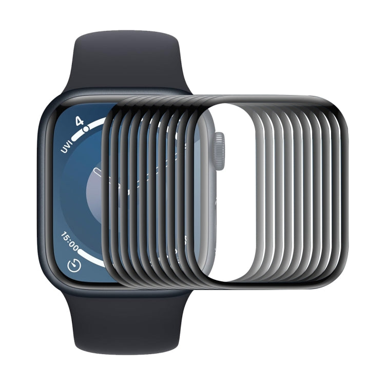 For Apple Watch Series 11 / 10 42mm 10pcs ENKAY 3D Full Coverage Soft PC Edge PMMA HD Screen Film
