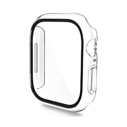 For Apple Watch Series 11 / 10 46mm ENKAY Hat-Prince PC Tempered Glass Film Integrated Watch Case(Transparent)