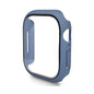 For Apple Watch Series 11 / 10 46mm ENKAY Hat-Prince PC Tempered Glass Film Integrated Watch Case(Grey Blue)