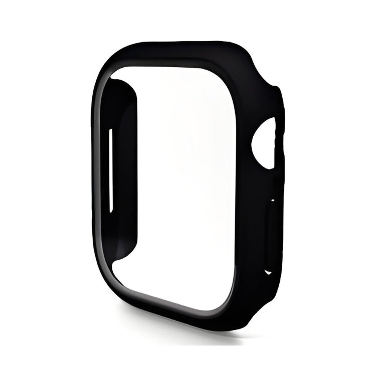 For Apple Watch Series 11 / 10 42mm ENKAY Hat-Prince PC Tempered Glass Film Integrated Watch Case(Black)