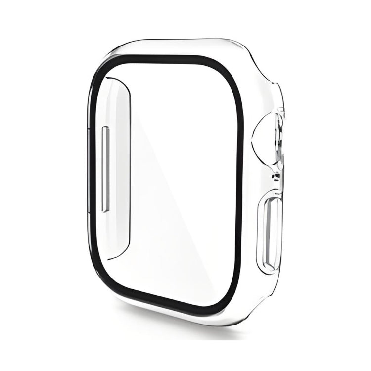 For Apple Watch Series 11 / 10 42mm ENKAY Hat-Prince PC Tempered Glass Film Integrated Watch Case(Transparent)