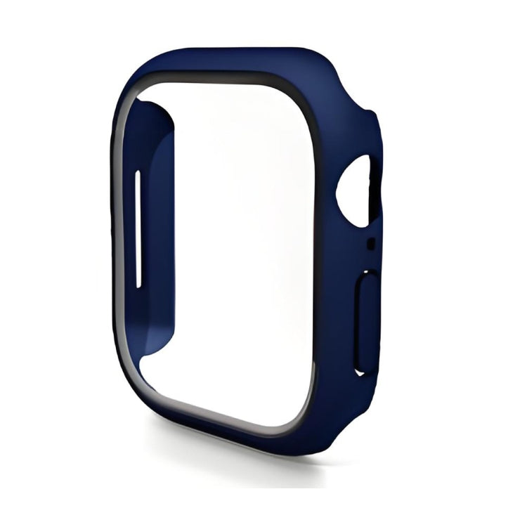 For Apple Watch Series 11 / 10 42mm ENKAY Hat-Prince PC Tempered Glass Film Integrated Watch Case(Midnight Blue)