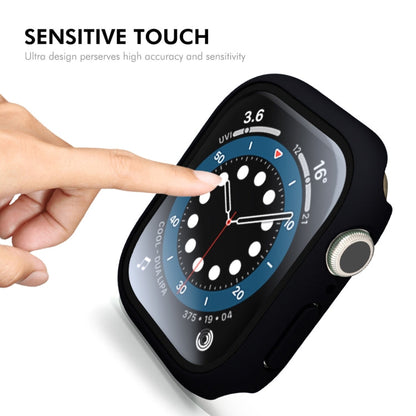 For Apple Watch Series 11 / 10 46mm ENKAY Hat-Prince PC Tempered Glass Film Integrated Watch Case(Transparent)