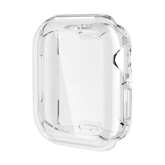 For Apple Watch Series 11 / 10 42mm ENKAY Hat-Prince Electroplated Soft TPU Case with Screen Film(Transparent)