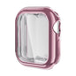 Pour Apple Watch Series 11 / 10 46mm, étui souple ENKAY Hat-Prince en TPU galvanisé avec film protecteur d'écran (Rose)