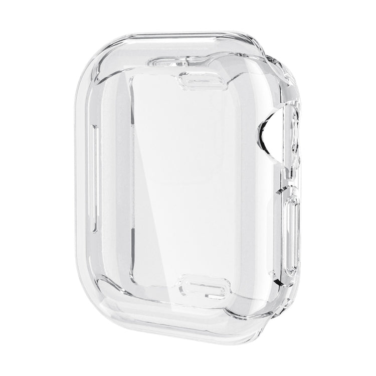 For Apple Watch Series 11 / 10 46mm ENKAY Hat-Prince Electroplated Soft TPU Case with Screen Film(Transparent)