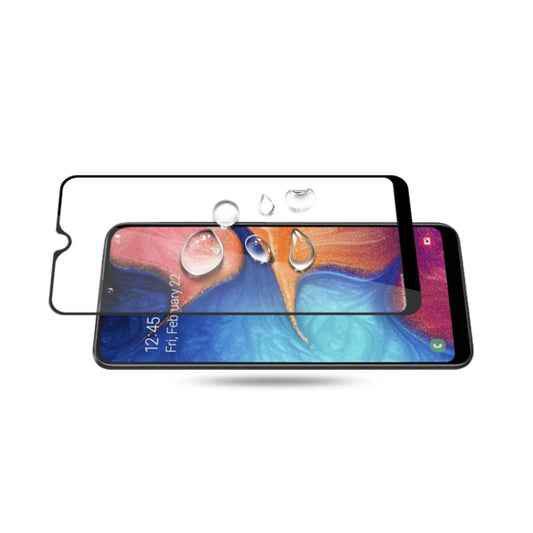 2 films en verre trempé Mocolo 0,33 mm 9H 2.5D entièrement adhésifs pour Galaxy A20e (noir)