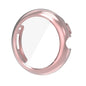 For Google Pixel Watch 3 41mm ENKAY Hat-Prince Full Coverage Electroplated Soft TPU Case with Screen Protection(Pink)