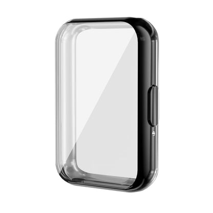 Pour Samsung Galaxy Fit3 ENKAY Hat-Prince Étui souple en TPU entièrement recouvert, électroplaqué avec protection d'écran (Noir)