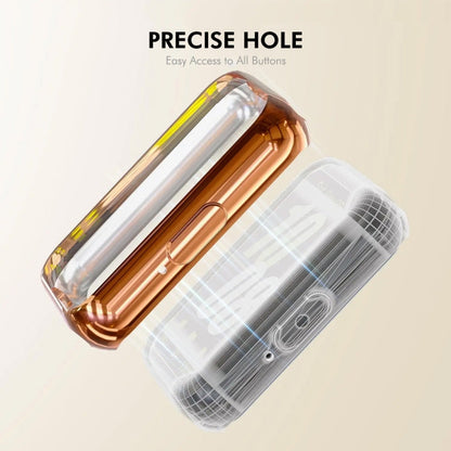 For Samsung Galaxy Fit3 ENKAY Hat-Prince Full Coverage Electroplated Soft TPU Case with Screen Protection(Transparent)