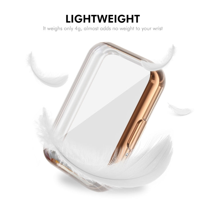 For Samsung Galaxy Fit3 ENKAY Hat-Prince Full Coverage Electroplated Soft TPU Case with Screen Protection(Transparent)