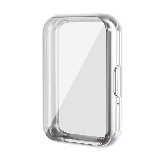 For Samsung Galaxy Fit3 ENKAY Hat-Prince Full Coverage Electroplated Soft TPU Case with Screen Protection(Silver)