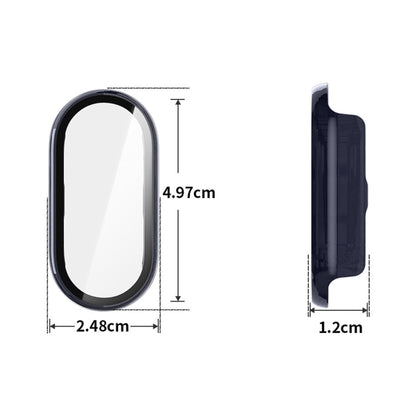 For Xiaomi Smart Band 9 / 9 NFC ENKAY Hat-Prince PC Frame Watch Protective Case with Tempered Film(Pink)